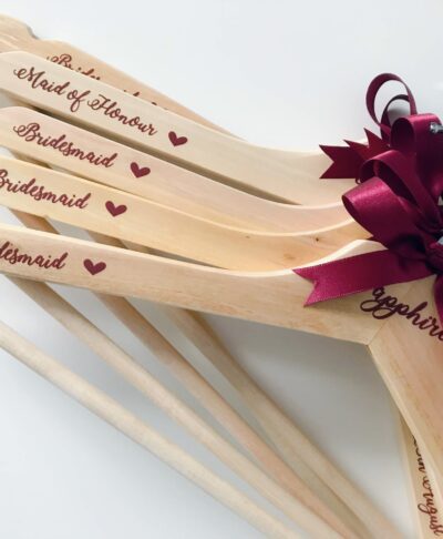 personalised bridesmaid hangers