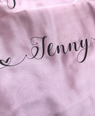 personalised satin robe