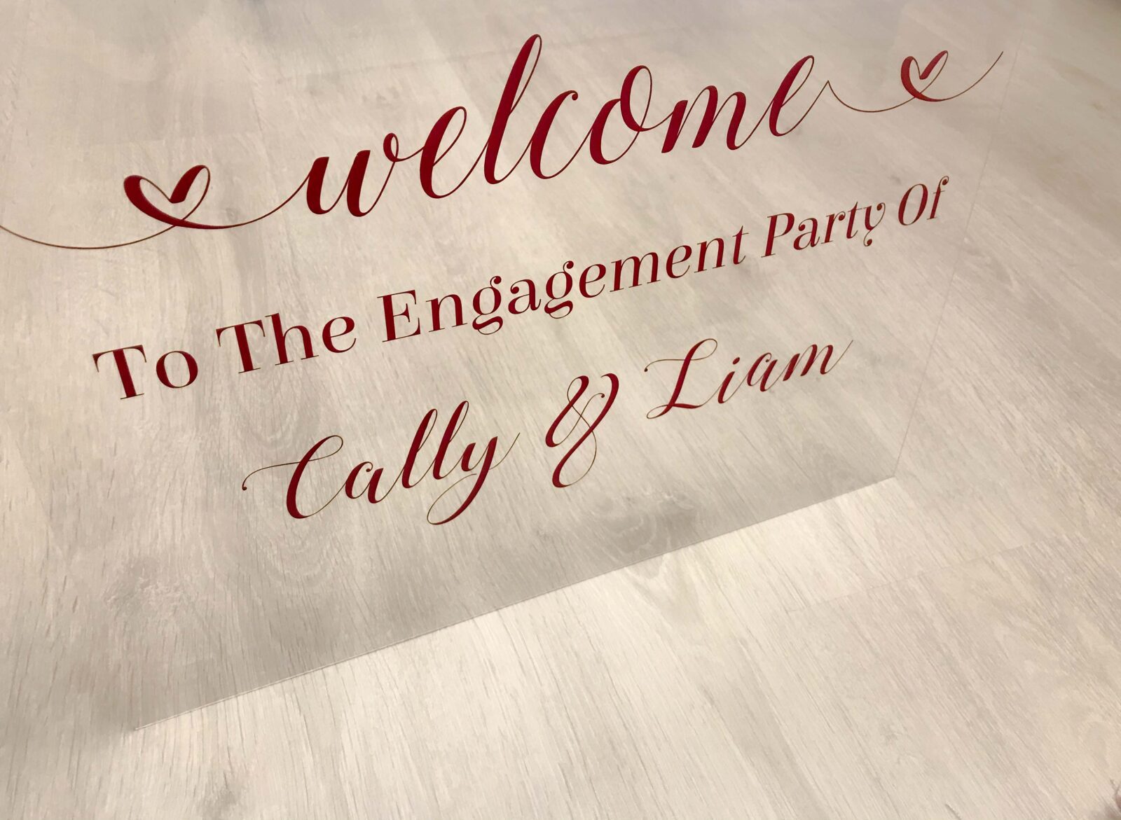 The Personalised Wedding Room