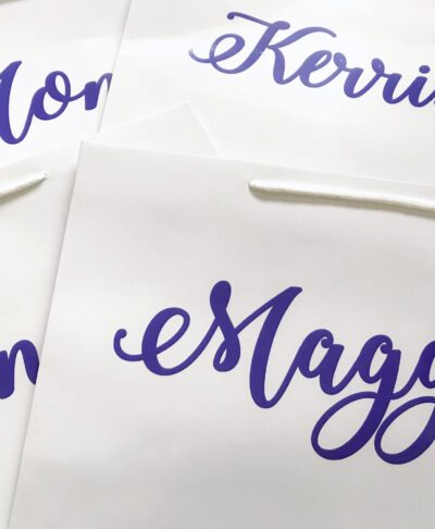 personalised name gift bag