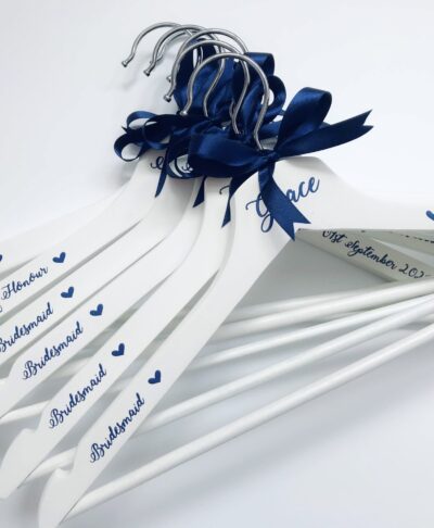 personalised wedding party hangers
