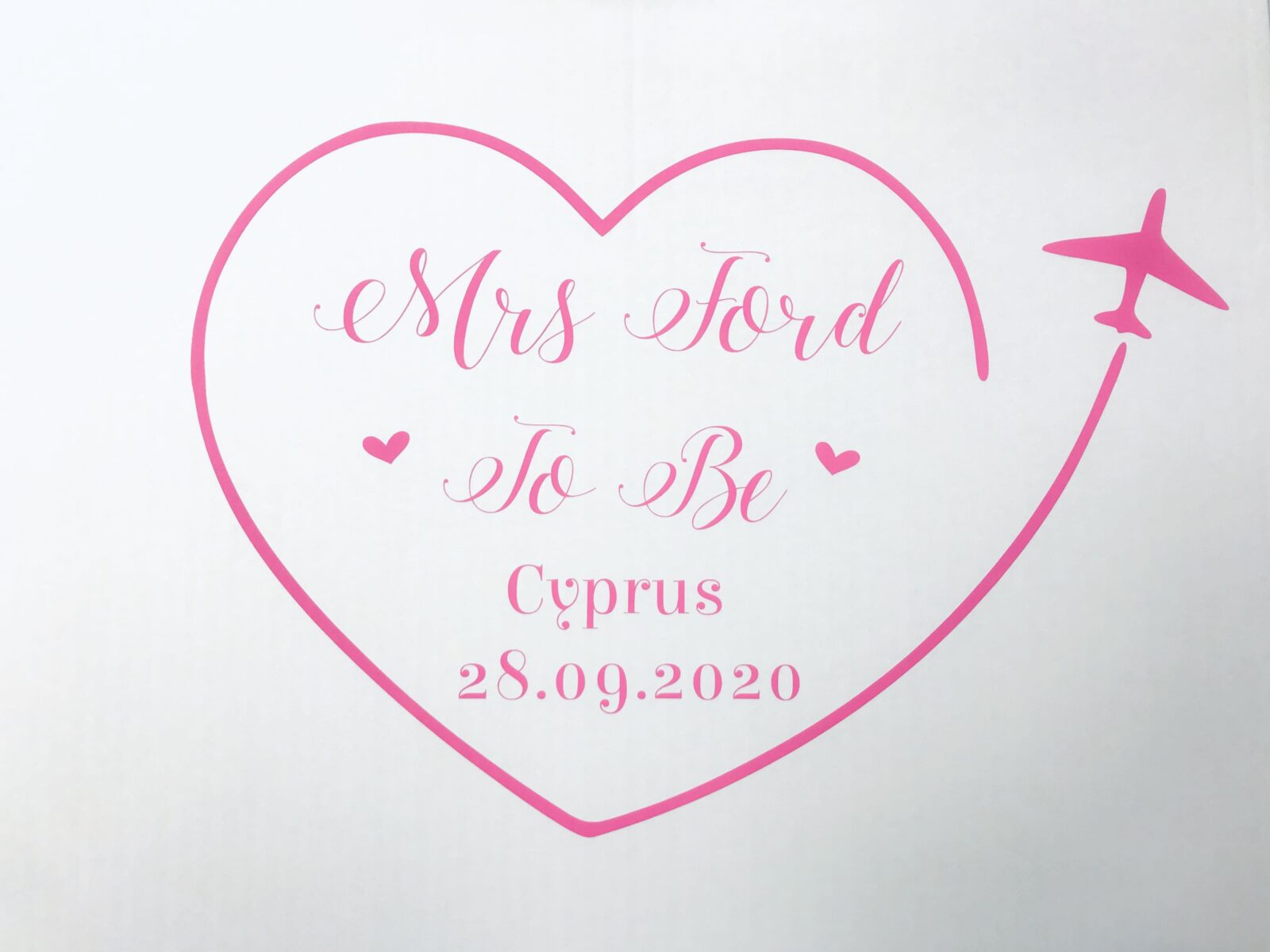 The Personalised Wedding Room