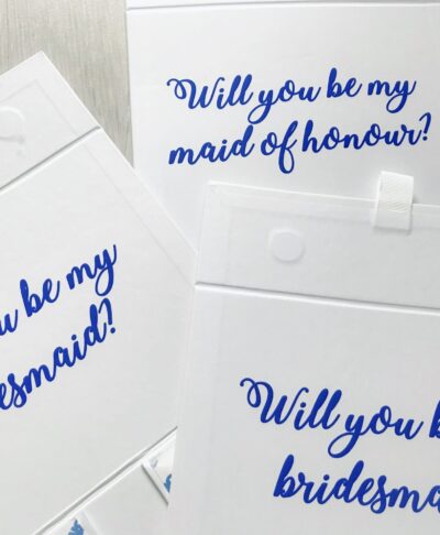 personalised bridesmaid proposal box