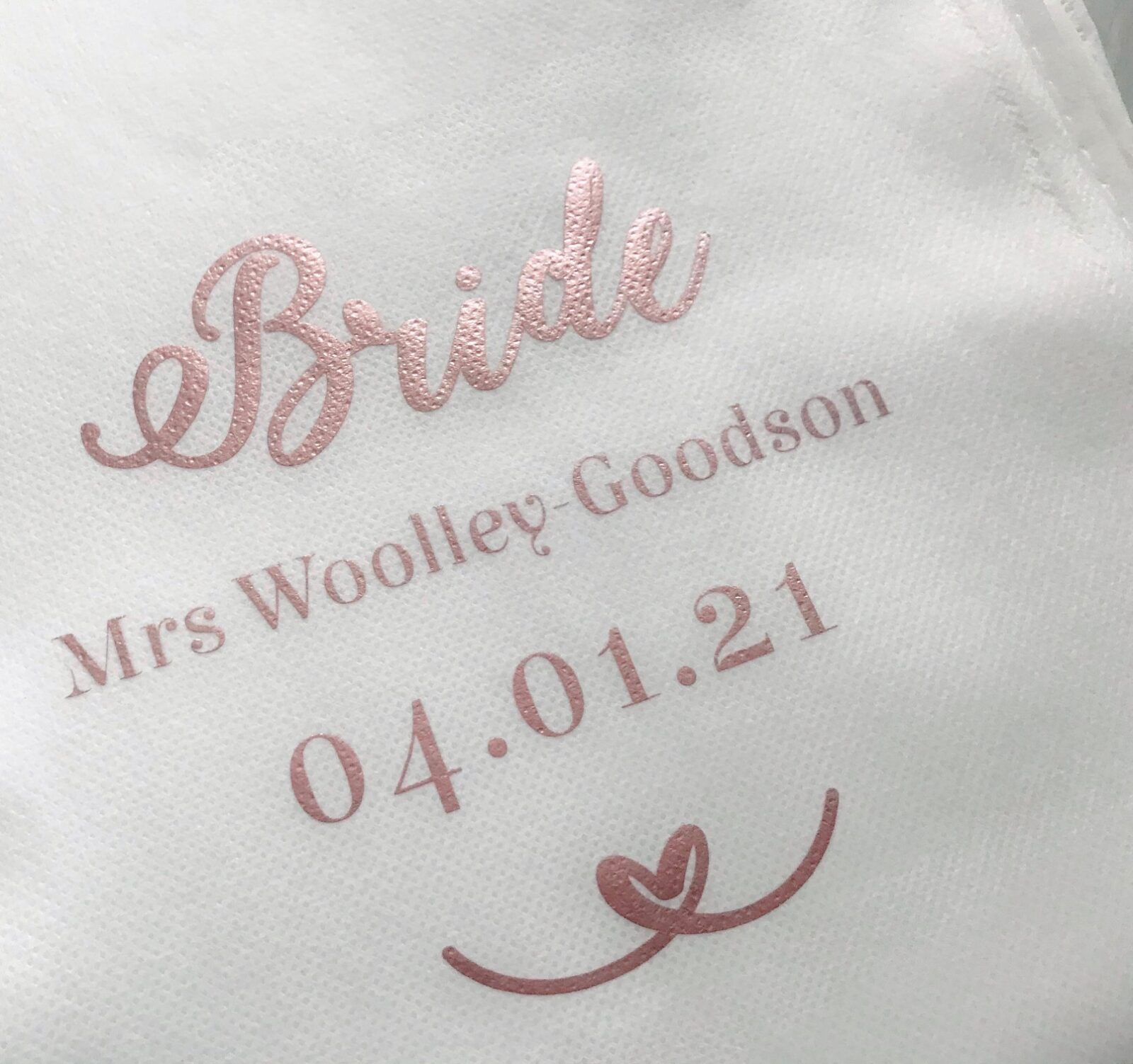 The Personalised Wedding Room