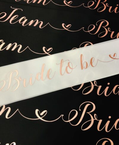 bride to be sash for hen party