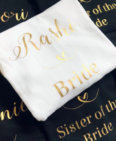 personalised bridesmaid hoodies