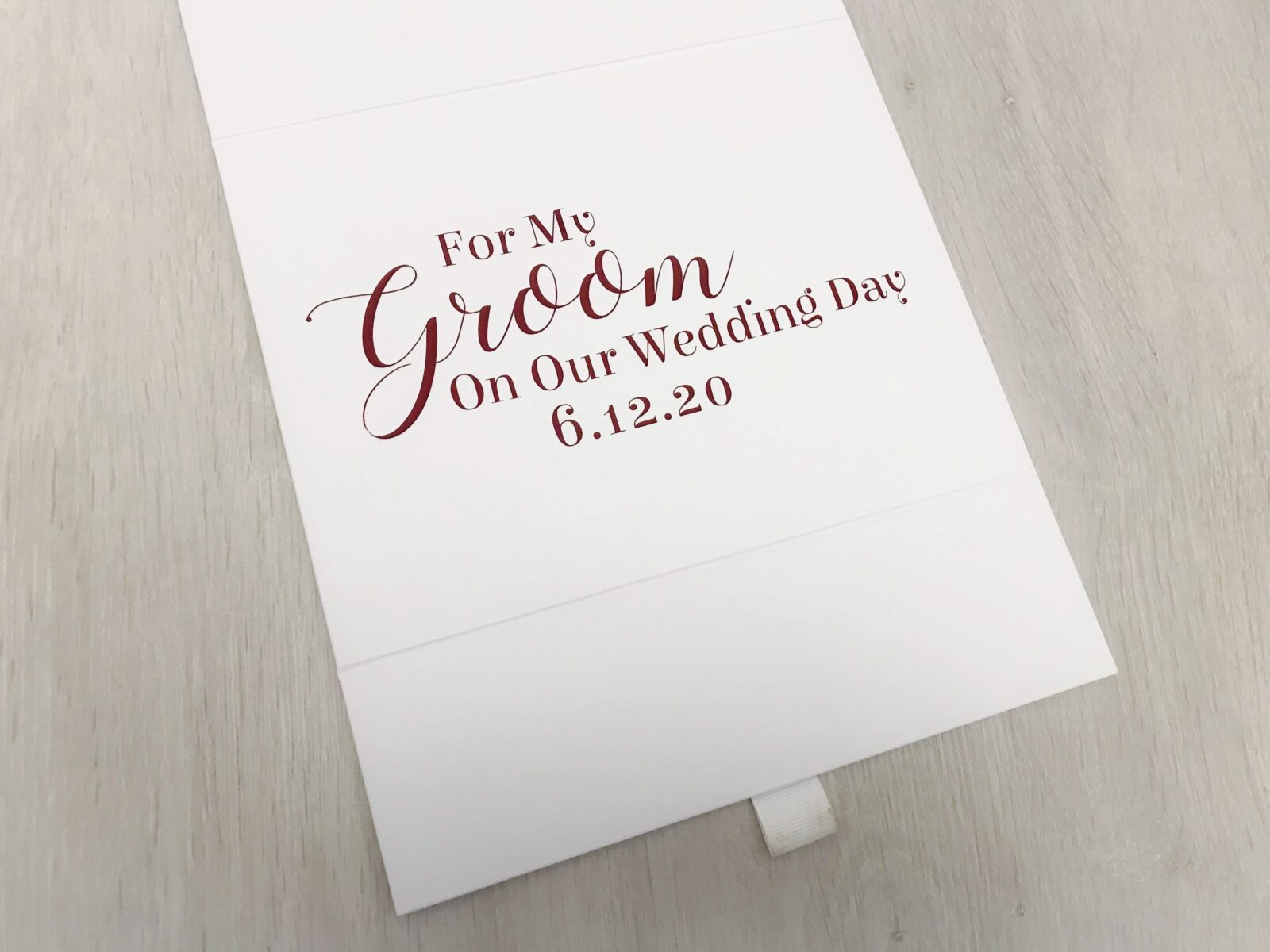 The Personalised Wedding Room
