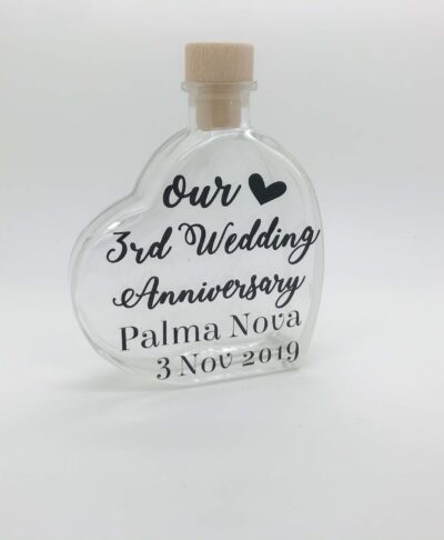 wedding anniversary sand jar