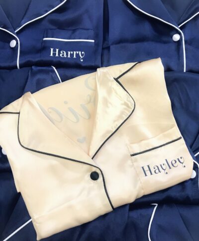 personalised bridesmaid pyjamas