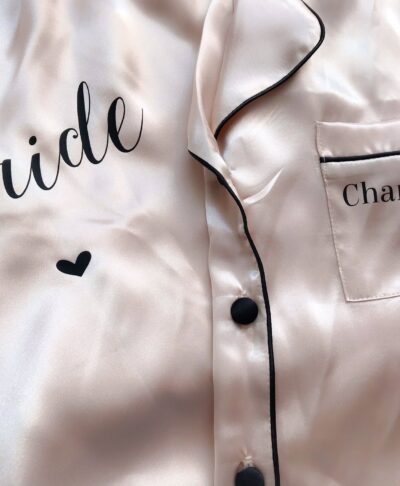 satin bride pyjamas