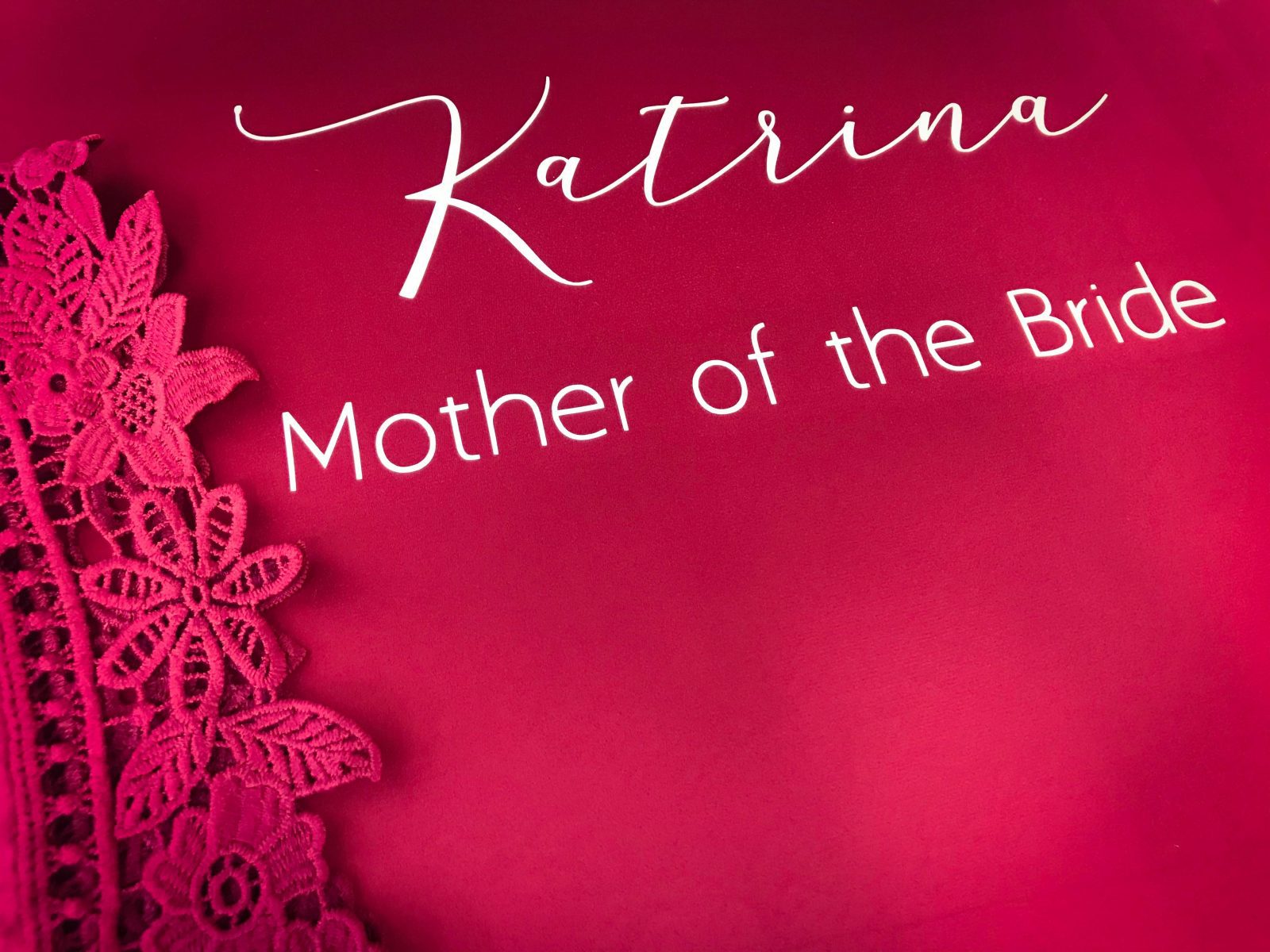 The Personalised Wedding Room