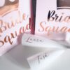 Personalised hen party plastic champagne flute with custom name