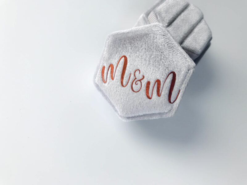 personalised wedding ring box