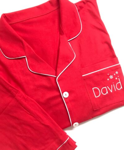 mens personalised christmas pyjamas