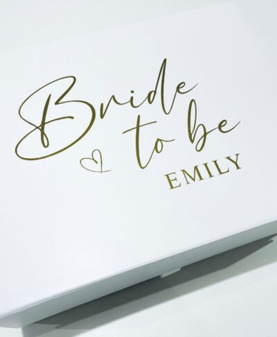 Personalised Bride To Be Engagement Gift Box